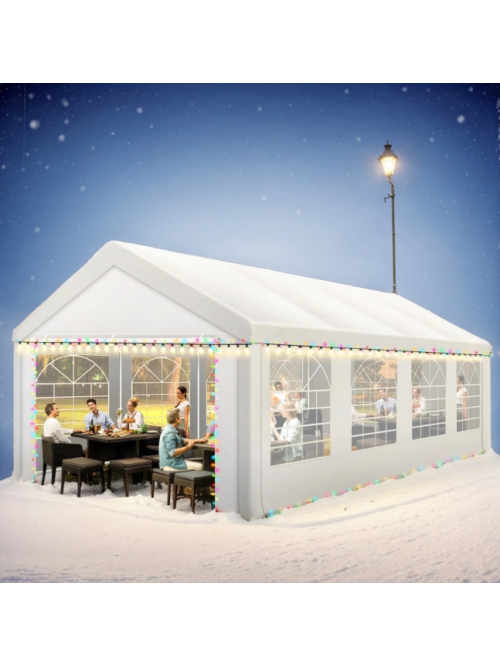 SANOPY 13x26ft Heavy Duty Party Tent, Outdoor Comm...