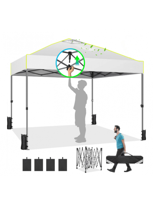 SANOPY 10' x 10' Outdoor Canopy Party Tent EZ Pop ...